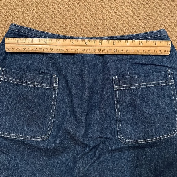 Petite Sophisticate 2P Denim Skort with pockets - Picture 7 of 7